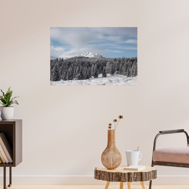 Atemberaubende Winterlandschaft Poster (Wohnzimmer 3)