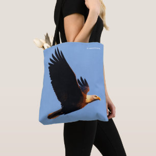 Atemberaubender Adler im Winter Sonnenuntergang Tasche