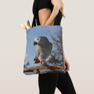 Atemberaubender afrikanisches Grau-Papagei Tasche