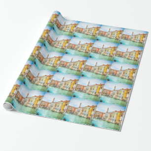 Atemberaubender Canal Grande Venedig Foto Geschenk Geschenkpapier