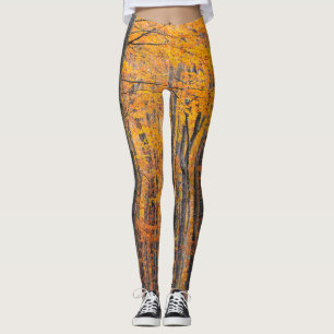 Atemberaubender Goldwald Leggings