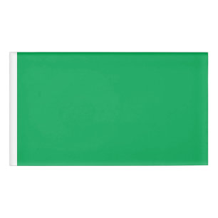 Atemberaubender grüner Hintergrund mit weißem Gren Namenschild