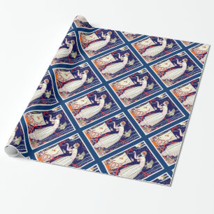 ATEMBERAUBENDER KLEINER FISCH, ART DÉCO SCHÖNHEIT GESCHENKPAPIER