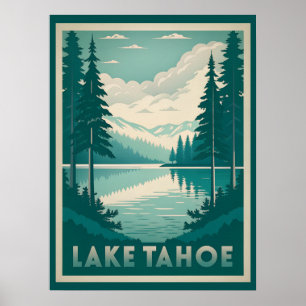 Atemberaubender See Tahoe Poster