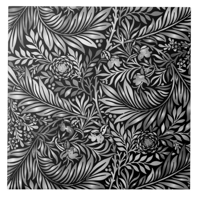 Atemberaubender Silberfest Fliese (Vorderseite)