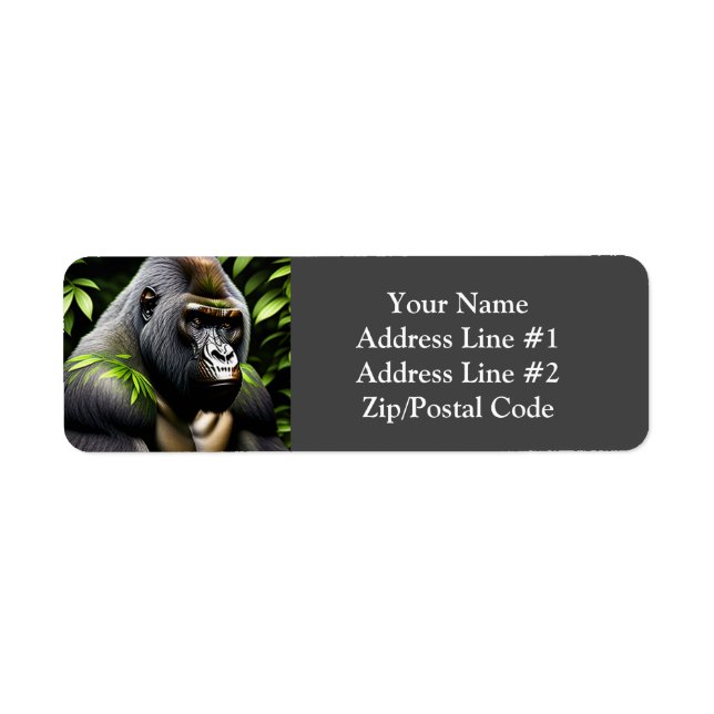 Atemberaubender Silver Back Gorilla - Jungle King (Vorne)
