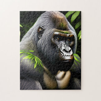 Atemberaubender Silver Back Gorilla - Jungle King