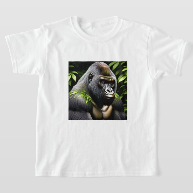 Atemberaubender Silver Back Gorilla - Jungle King T-Shirt (Ablage )