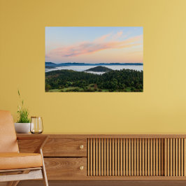 Atemberaubender Sonnenaufgang aus Šilentabor, Slow Poster