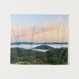 Atemberaubender Sonnenaufgang aus Šilentabor, Slow Wandteppich