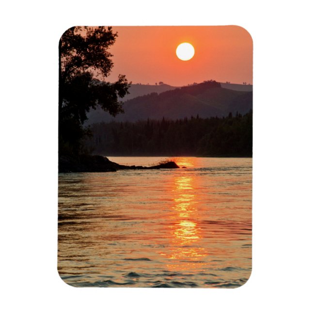 Atemberaubender Sonnenaufgang über dem Foto des Fl Magnet (Vertikal)