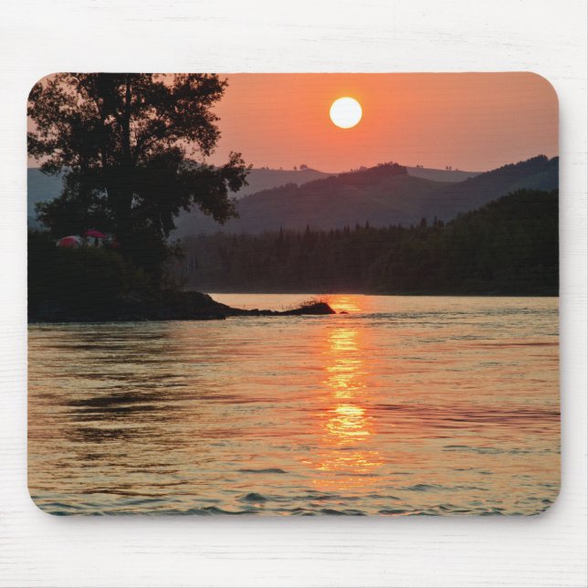 Atemberaubender Sonnenaufgang über dem Foto des Fl Mousepad (Vorne)