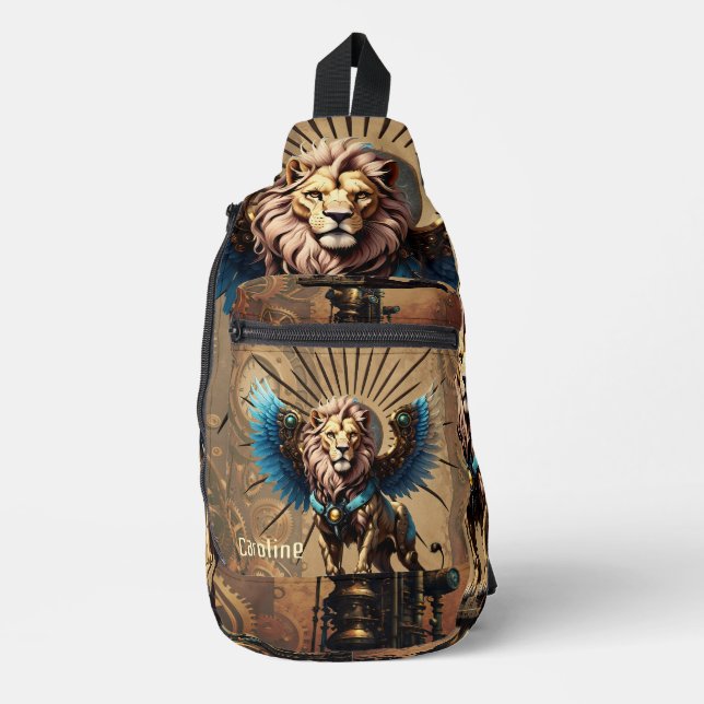 Atemberaubender Steampellion Crossbody Bag (Vorderseite)