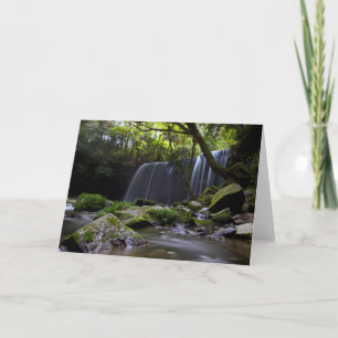 Atemberaubender Wasserfall Karte