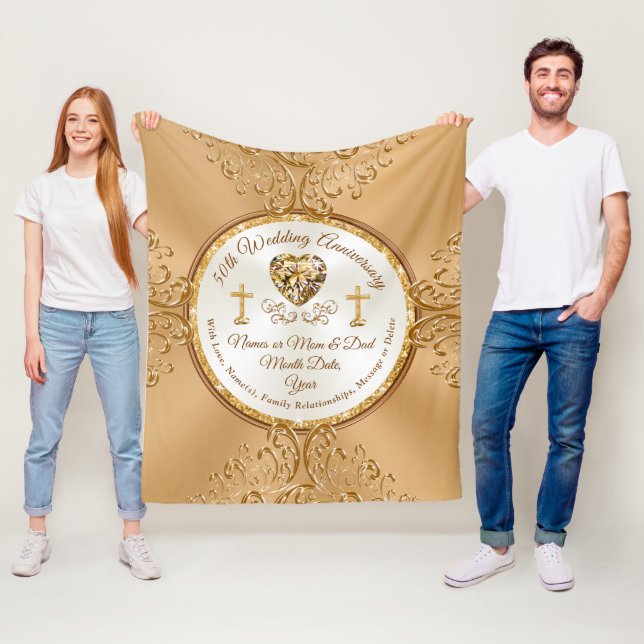 Atemberaubendes 50-jähriges Throw-Blanket Fleecedecke (Beispiel)