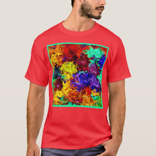 Atemberaubendes Abstraktes Muster T-Shirt