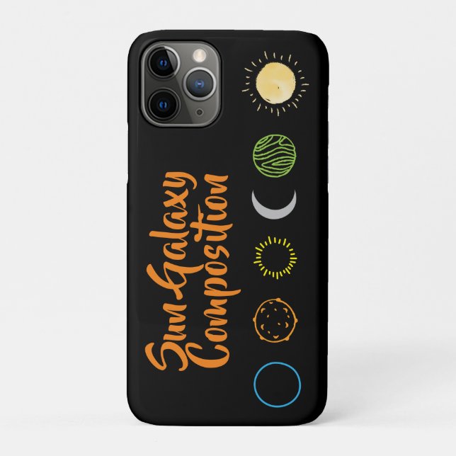 Atemberaubendes Design der Sun Galaxy-Kombination Case-Mate iPhone Hülle (Rückseite)