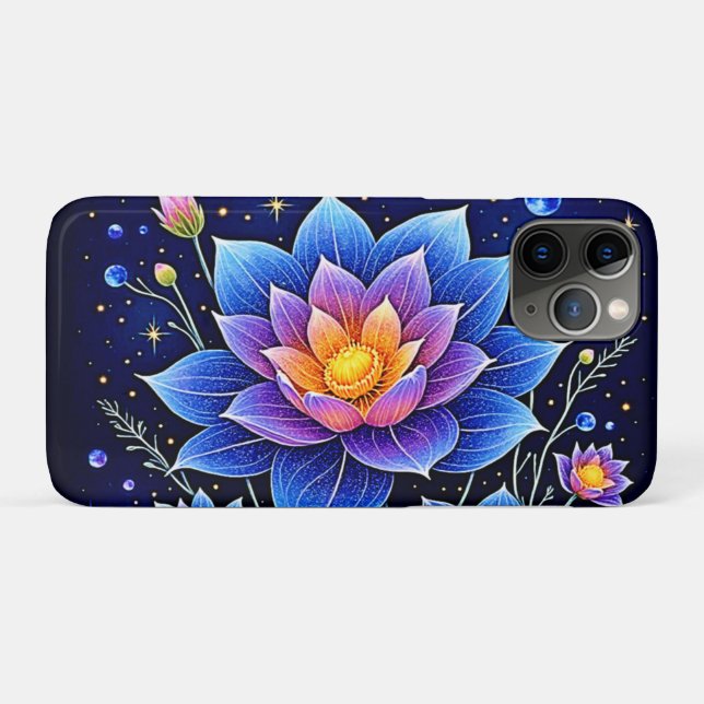 Atemberaubendes Design kosmischer Blumenträume Case-Mate iPhone Hülle (Rückseite (Horizontal))