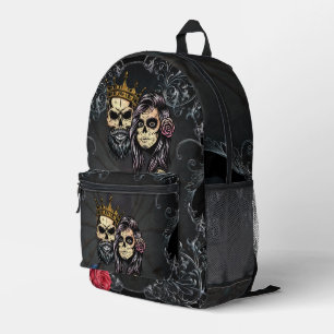 Atemberaubendes dunkelgotisches Hochzeitsdesign mi Bedruckter Rucksack