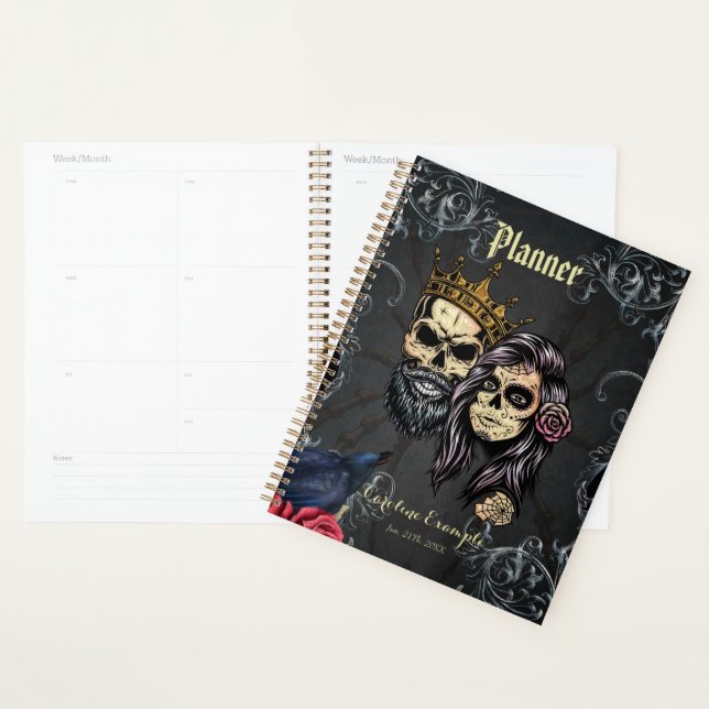 Atemberaubendes dunkelgotisches Hochzeitsdesign mi Planer (Anzeige)