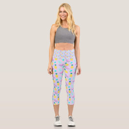 Atemberaubendes Fruchtmuster Capri Leggings