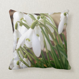 Atemberaubendes Frühling Snowdrops Kissen