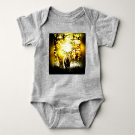 Atemberaubendes Hirsch 01-01 Baby Strampler