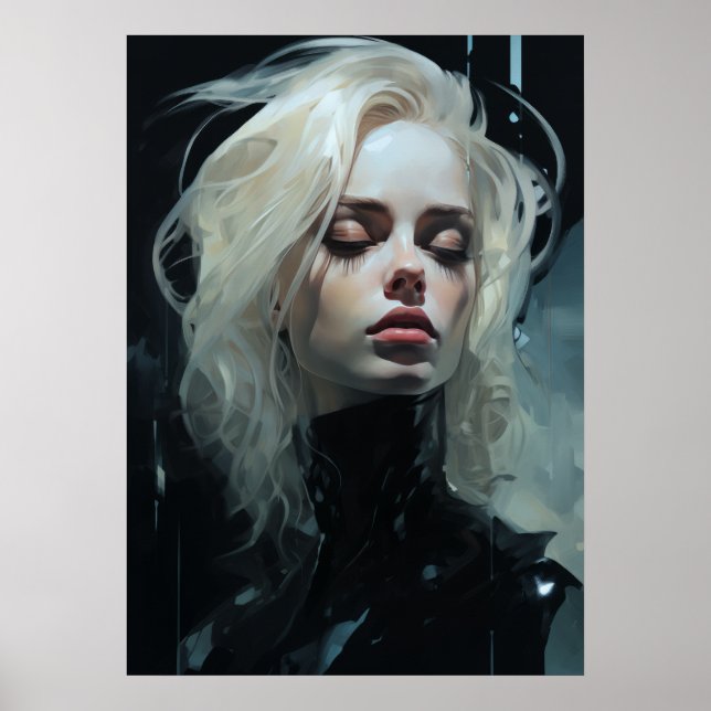 Atemberaubendes Kunstposter, Inspiriert von Maciej Poster (Vorne)