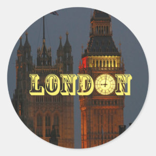 Atemberaubendes Londoner Pro-Foto Runder Aufkleber