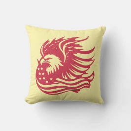 Atemberaubendes Patriotic Eagle Digital Artwork Kissen