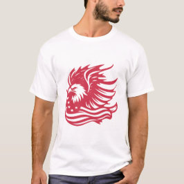 Atemberaubendes Patriotic Eagle Digital Artwork T-Shirt