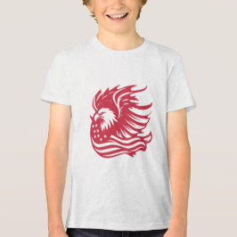 Atemberaubendes Patriotic Eagle Digital Artwork Tri-Blend Shirt