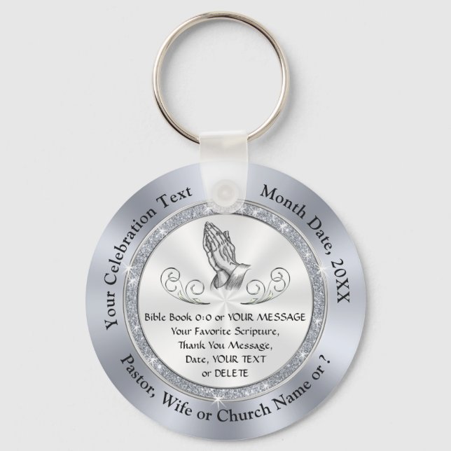 Atemberaubendes Personalisiert, Geschenke für Kirc Schlüsselanhänger (Vorderseite)