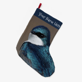 Atemberaubendes Profil eines Baumschläfchens Songb Großer Weihnachtsstrumpf