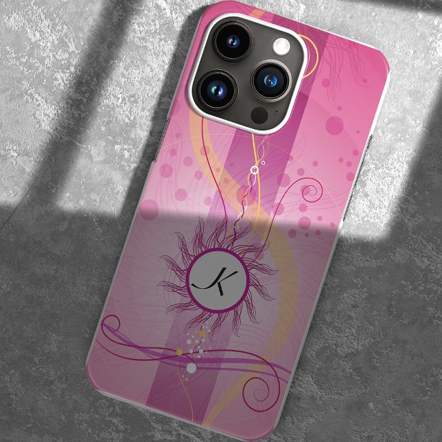 Atemberaubendes Rosa, Wirbel und Punkte, gürtelart Case-Mate iPhone Hülle (Von Creator hochgeladen)