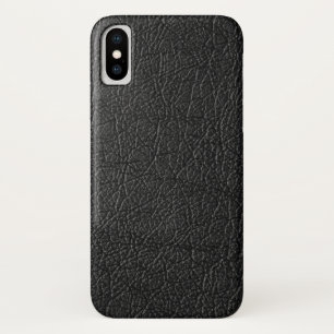 Atemberaubendes schwarzes Ledergehäuse Case-Mate iPhone Hülle