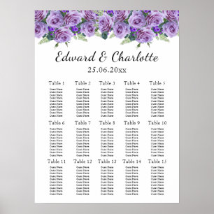 Atemberaubendes Spektrum von Blumenhochzeiten Poster