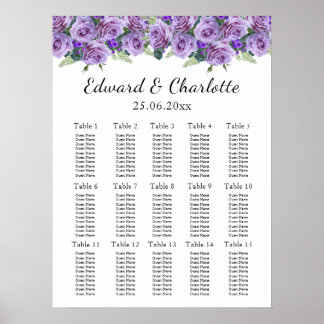 Atemberaubendes Spektrum von Blumenhochzeiten Poster