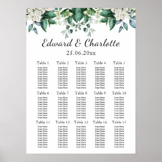 Atemberaubendes Spektrum von Blumenhochzeiten Poster