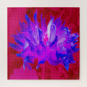 Atemberaubendes Violet Blau und Hot Pink Kaktus Da