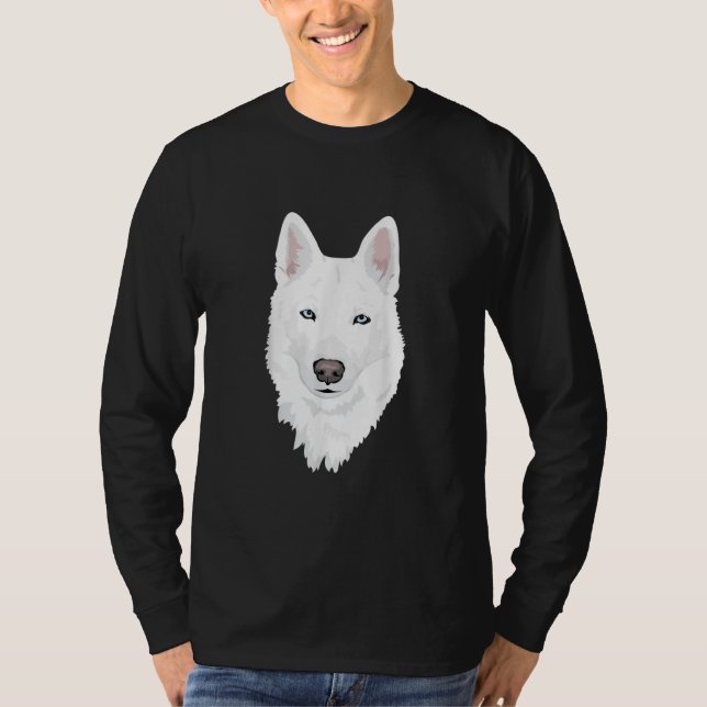 Atemberaubendes Weißes Sibiriengebäck - Weißer Sch T-Shirt (Vorderseite)