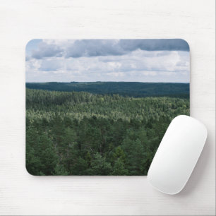Atemberlandshaft Luftbild Wald Mousepad