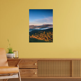 Atemberregende Herbstlandschaft von Šilentabor, Sl Poster