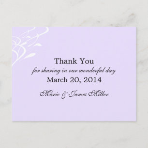 Atemloser leichter Lavendel Postkarte