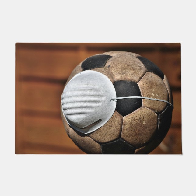 Atemschutzmatte für Fußsoccer Fußmatte (Vorderseite)