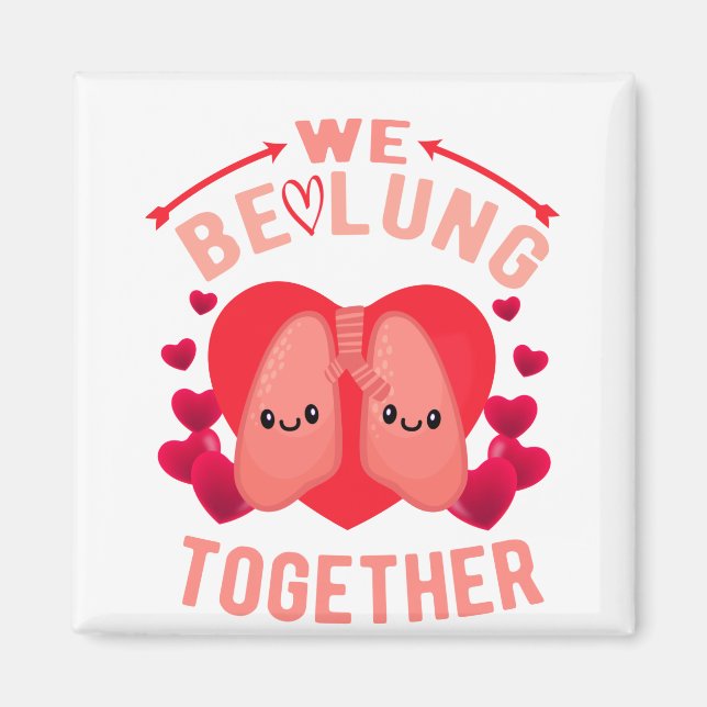 Atemtherapeut Couple Wir sind zusammen Magnet (Vorne)