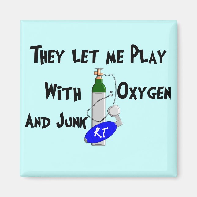 Atemtherapeut Funny Gifts Magnet (Vorne)