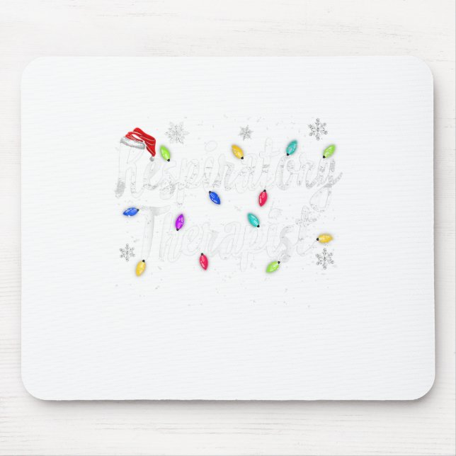Atemtherapeut Weihnachten 2022 Künftige Krankensch Mousepad (Vorne)