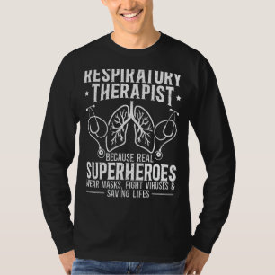 Atemtherapeutikum Lunge Stethoskop T-Shirt
