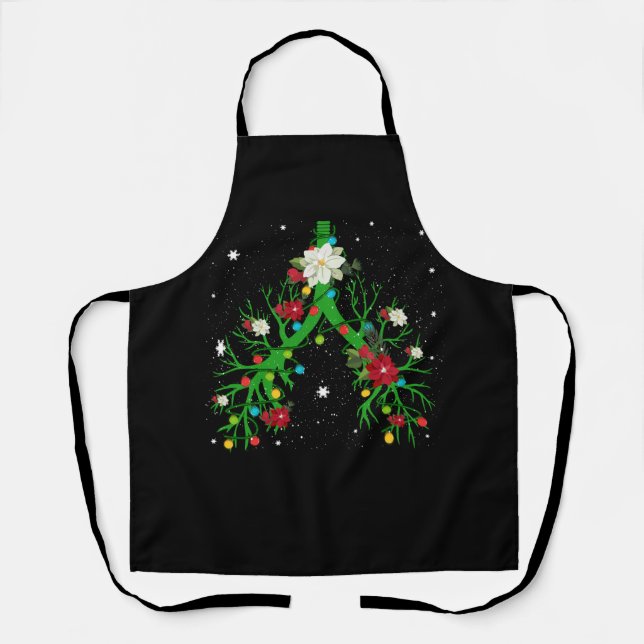 Atemtherapie Weihnachtslichttherapeut Lung Schürze (Vorderseite)